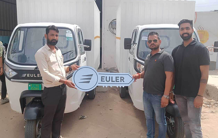 Stride Green Impact - Tata Ace EV being deployed at one of clients warehouse